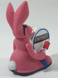 Vintage Pink Energizer Batteries Bunny Flashlight Activated Sensor Drumming Figure