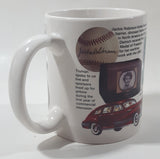 1996 Peacock Papers "50 Years Ago" And I Was Born Jackie Robinson United Nations Bogart Marletent Dietrich Truman GM Everglades Ceramic Coffee Mug Cup