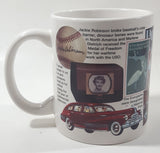 1996 Peacock Papers "50 Years Ago" And I Was Born Jackie Robinson United Nations Bogart Marletent Dietrich Truman GM Everglades Ceramic Coffee Mug Cup