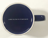 2008 NYPD City of New York Police Department Dark Blue Ceramic Coffee Mug Cup