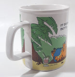 1978 Enesco Jim Davis Garfield It Doesn't Get Any Better Than This! Ceramic Coffee Mug Cup