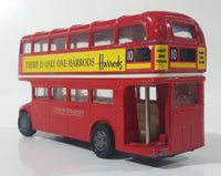 Harrods London Bus London Transport No. 61051 Red Double Decker Bus Die Cast Toy Car Vehicle
