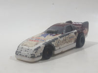 2000 McDonald's Hot Wheels Del Worsham Funny Car Current Maroon and White Die Cast Toy Race Car Vehicle