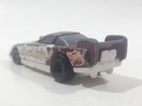 2000 McDonald's Hot Wheels Del Worsham Funny Car Current Maroon and White Die Cast Toy Race Car Vehicle