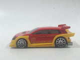 2010 Hot Wheels Hot Tunerz Flight 03 Red with Yellow Trim Die Cast Toy Car Vehicle