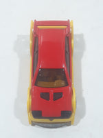 2010 Hot Wheels Hot Tunerz Flight 03 Red with Yellow Trim Die Cast Toy Car Vehicle