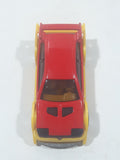 2010 Hot Wheels Hot Tunerz Flight 03 Red with Yellow Trim Die Cast Toy Car Vehicle