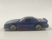 2007 Hot Wheels Mustang Cobra Metalflake Dark Blue Die Cast Toy Car Vehicle