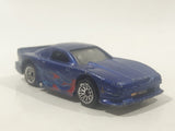 2007 Hot Wheels Mustang Cobra Metalflake Dark Blue Die Cast Toy Car Vehicle