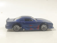 2007 Hot Wheels Mustang Cobra Metalflake Dark Blue Die Cast Toy Car Vehicle