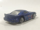 2007 Hot Wheels Mustang Cobra Metalflake Dark Blue Die Cast Toy Car Vehicle