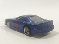 2007 Hot Wheels Mustang Cobra Metalflake Dark Blue Die Cast Toy Car Vehicle