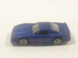 2007 Hot Wheels Mustang Cobra Metalflake Dark Blue Die Cast Toy Car Vehicle