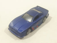 2007 Hot Wheels Mustang Cobra Metalflake Dark Blue Die Cast Toy Car Vehicle