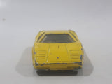 1997 Hot Wheels First Editions 25th Anniversary Lamborghini Countach Pearl Yellow Die Cast Toy Car Vehicle