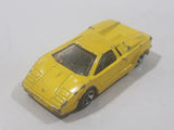 1997 Hot Wheels First Editions 25th Anniversary Lamborghini Countach Pearl Yellow Die Cast Toy Car Vehicle