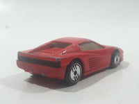 1988 Hot Wheels Ferrari Testarossa Red Die Cast Toy Car Vehicle