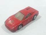 1988 Hot Wheels Ferrari Testarossa Red Die Cast Toy Car Vehicle