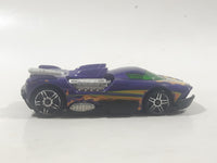 2008 Hot Wheels Web Trading Cards Maelstrom Purple Die Cast Toy Car Vehicle