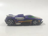 2008 Hot Wheels Web Trading Cards Maelstrom Purple Die Cast Toy Car Vehicle