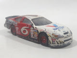 2000 Racing Champions NASCAR White Knuckle Racing #6 Ford Cummins Valvoline Max Life White Blue 1:64 Scale Die Cast Toy Race Car Vehicle