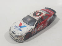 2000 Racing Champions NASCAR White Knuckle Racing #6 Ford Cummins Valvoline Max Life White Blue 1:64 Scale Die Cast Toy Race Car Vehicle