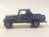 1987 Hot Wheels Jeep Scrambler Blue Die Cast Toy Car Vehicle