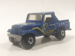 1987 Hot Wheels Jeep Scrambler Blue Die Cast Toy Car Vehicle