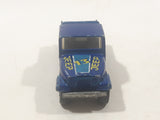 1987 Hot Wheels Jeep Scrambler Blue Die Cast Toy Car Vehicle