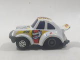 Yatming Porsche 911 Turbo JOY Pullback White Die Cast Toy Car Vehicle Not Working