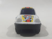 Yatming Porsche 911 Turbo JOY Pullback White Die Cast Toy Car Vehicle Not Working