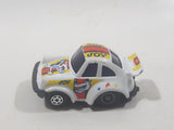 Yatming Porsche 911 Turbo JOY Pullback White Die Cast Toy Car Vehicle Not Working