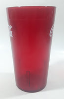 Cambro Coca-Cola Red Blurred 5" Tall Plastic Tumbler Cup