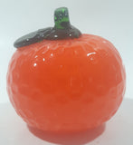 Vintage Art Glass Fruit Orange 3" Tall Ornament