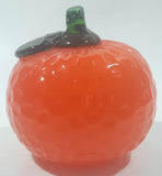 Vintage Art Glass Fruit Orange 3" Tall Ornament