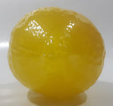 Vintage Art Glass Fruit Yellow Lemon 5" Tall Ornament