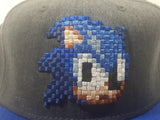 Sega Sonic The Hedgehog Don't Blink Grey and Blue Adjustable Baseball Cap Hat