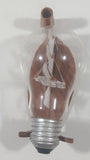 Vintage Detailed Miniature Tall Ship Boat 4 1/8" Long Glass Light Bulb