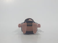 Geobra Playmobil Brown Hair Brown Robe 2 3/4" Tall Toy Figure