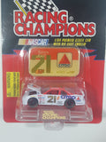 1997 Racing Champions NASCAR #21 Michael Waltrip CITGO Die Cast Toy Race Car Vehicle and Emblem New in Package