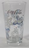 Coca Cola Polar Bears and Snowflakes Themed 5 3/4" Tall Glass Cup