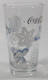 Coca Cola Polar Bears and Snowflakes Themed 5 3/4" Tall Glass Cup