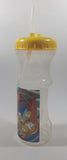 2008 Coca Cola Twentieth Century Fox Universal Studios Hollywood The Simpsons Ride 9" Tall Plastic Drink Bottle with Straw