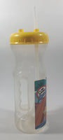 2008 Coca Cola Twentieth Century Fox Universal Studios Hollywood The Simpsons Ride 9" Tall Plastic Drink Bottle with Straw