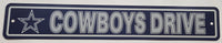 NFL Dallas Cowboys Drive 4" x 24" Plastic Sign