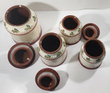 Avon Rooster Chicken Themed Ceramic Canister Set of 4