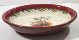 Avon Rooster Chicken Themed 7 1/4" x 9 1/4" Ceramic Serving Dish