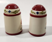 Avon Rooster Chicken Themed Ceramic Salt and Pepper Shaker Set