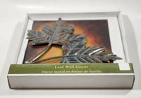 Leaf Wall Decor 9 3/4" x 10" Metal Art New in Box