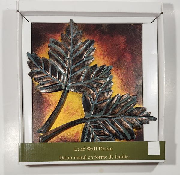 Leaf Wall Decor 9 3/4" x 10" Metal Art New in Box